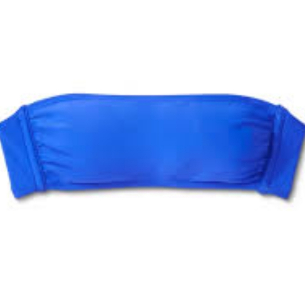 wild fable Royal Blue Bandeau Bikini Top
